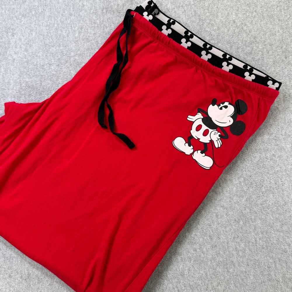 Disney Mickey Mouse Red Sleep Pants Women’s Plus 3X Lounge‎ Pajama Bottoms